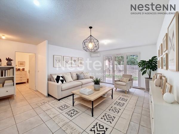 Appartement 3 pièces de 62 m2 en rez de jardin à Lunel