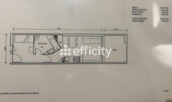 Appartement
         2 pièces
        - 28 m² Exclusivité 229 995 € *