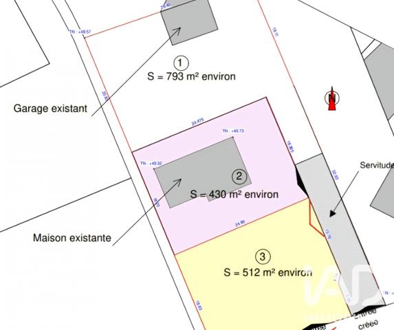 Terrain à vendre 793 m² Gétigné