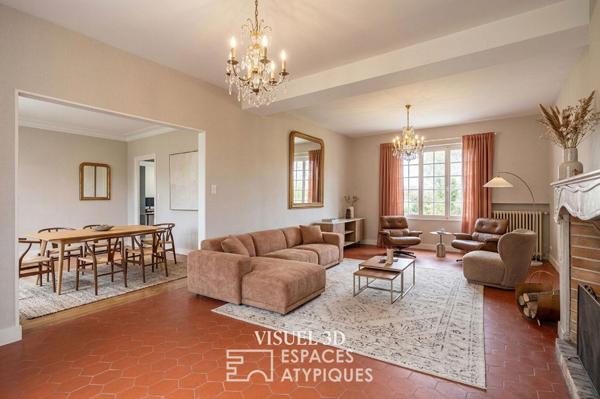 Maison familiale en fond d’impasse dans son écrin de verdure – Clisson