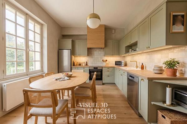 Maison familiale en fond d’impasse dans son écrin de verdure – Clisson