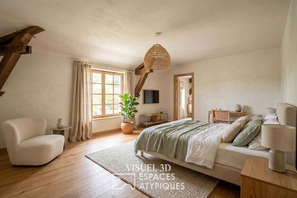 Maison familiale en fond d’impasse dans son écrin de verdure – Clisson