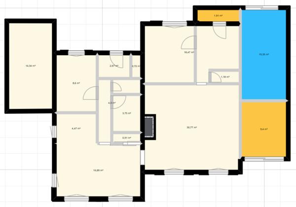 Maison de plain-pied 112 m2 avec garage entre Le Brusc et La Coudoulière