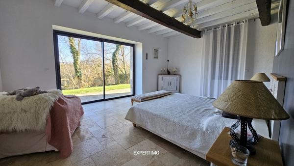 Nérac (47600) Magnifique maison de 300m², un appartement de 100m², une ancienne étable de 120m², parc arboré, piscine.