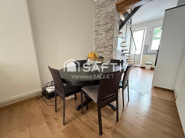 Charmante maison de ville 3 pièces, proche gare et centre ville