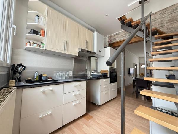 Charmante maison de ville 3 pièces, proche gare et centre ville