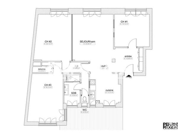 Location Appartement 4 pièces 118 m² - 6 QUAI DE PARIS Strasbourg 67000