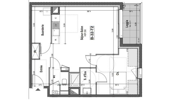 Appartement à vendre 2 pièces 53 m² Saint-Malo