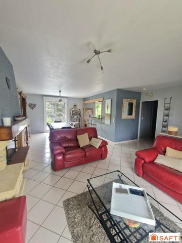 Maison individuelle plain-pied élevée sur sous-sol au calme absolu sans vis-à-vis !