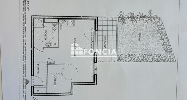À vendre Studio 37 m² - Chevigny-saint-sauveur 21800