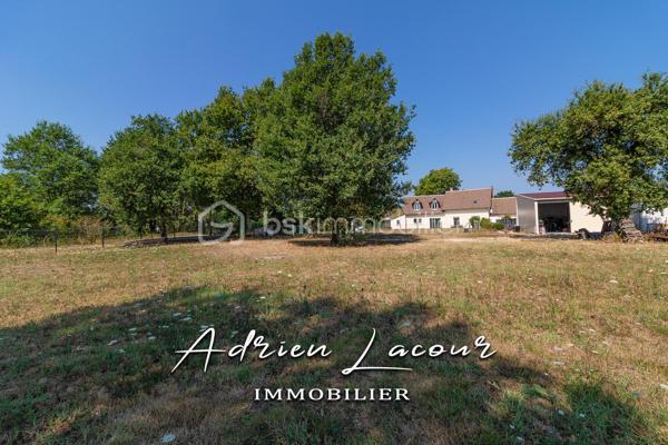 LANGON (41320) - TRÈS BELLE MAISON SOLOGNOTE, idéalement située au calme d’un charmant village proche de Romorantin-Lanthenay, venez profiter du calme et du charme d’une grande maison familiale composé au rez-de-chaussée d’un grand salon/séjour de plus de 40 m², d’une cuisine aménagée ouverte sur une salle à manger de près de 50 m², d’une suite parentale avec mezzanine, d’une salle de bain avec douche, d’un wc indépendant et d’une chaufferie. A l’étage, un grand palier dessert 3 chambres, une salle d’eau, un wc indépendant et un placard. A l’extérieur, un grand hangar de 80 m², une piscine de 6m x 3m, un carport et un puits, l’ensemble sur un terrain paysagé et arboré de plus de 2700 m².
Chauffage par géothermie, tout à l’égout, puits…
A découvrir rapidement!

Pour visiter et vous accompagner dans votre projet n'hésitez pas à me contacter, ADRIEN LACOUR.
- ESTIMATION GRATUITE DE VOTRE BIEN -