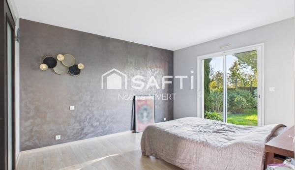 Maison plain-pied 173M2, 4 chambres,bureau, garage 26M2, jardin