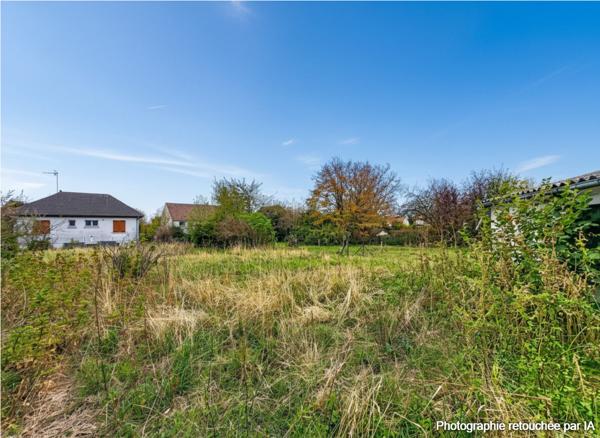 Terrain à bâtir de 600m²