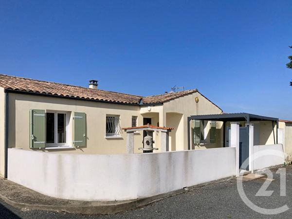 Maison à vendre  5 pièces - 118,80 m 2   ECHILLAIS  - 17