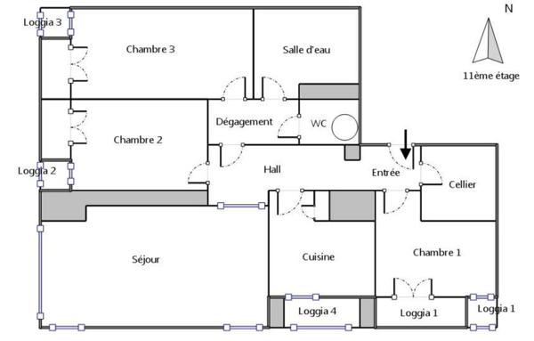 Exclusivité, T4 Marseille 15ème , Résidence Val pins, quartier Les Borels