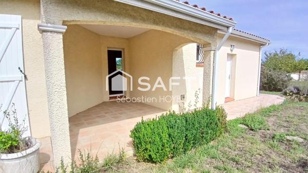 Villa T4 de plain-pied avec grand terrain – Saramon