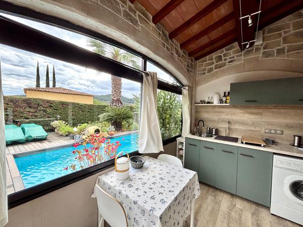 À vendre Maison familiale de 160 m² avec piscine sur terrain de 809 m² La Cadière-d’Azur