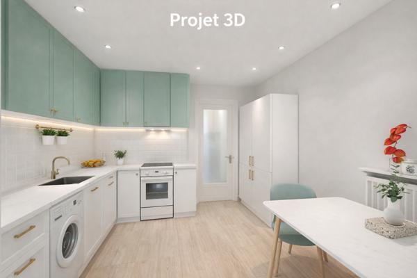 Appartement T3 chateauvert 70 m2 avec 2 balcons et cave