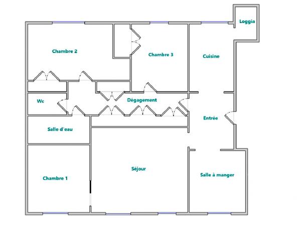 Appartement à vendre 5 pièces 117 m² Lyon 3