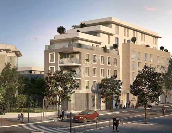 Nantes Monselet / Studio 24,61m² / résidence neuve COUR MONSELET / Livré en Aout 2025