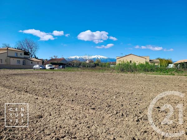 Terrain à vendre  744 m2 MILLAS - 66