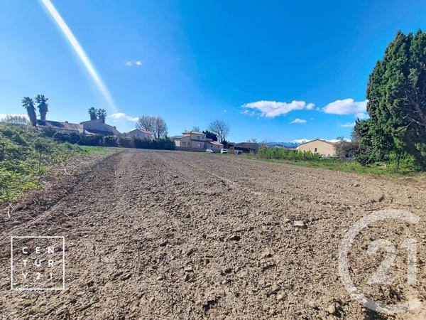 Terrain à vendre  744 m2 MILLAS - 66