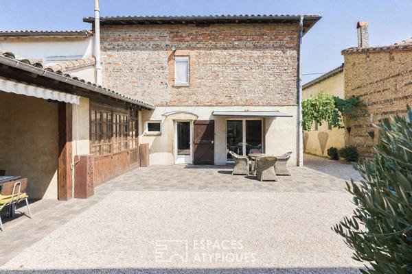 Maison au charme de l’ancien et modernité au sud de Toulouse