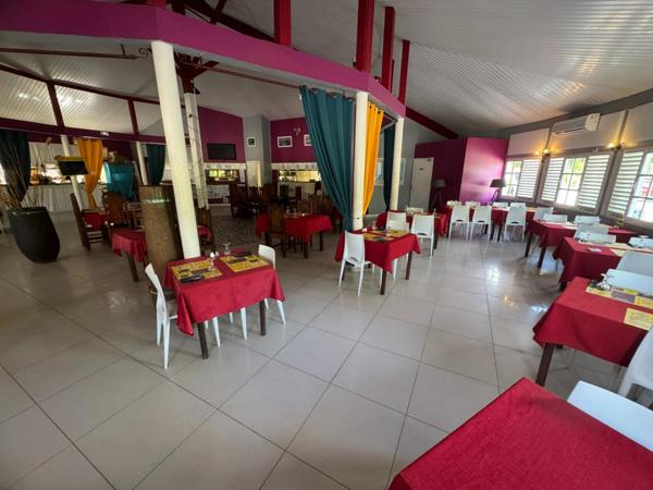 Spécial investisseur avisé, vente de de l’hôtel restaurants La Marmotte, fonds et immobiliers idéalement situés à Matoury pres de l’aéroport