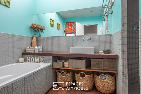 Maison à l’esprit loft avec terrasse