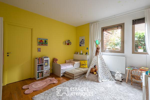 Maison à l’esprit loft avec terrasse