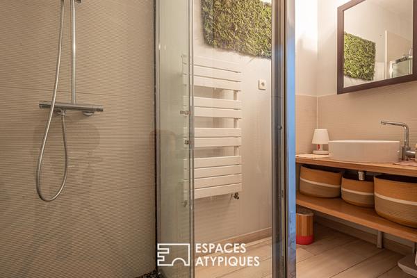 Maison à l’esprit loft avec terrasse