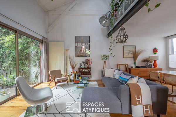 Maison à l’esprit loft avec terrasse