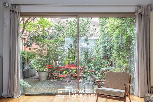 Maison à l’esprit loft avec terrasse