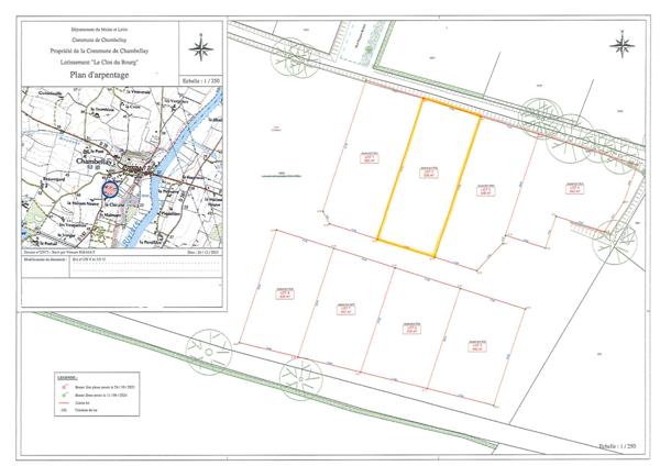 À VENDRE - Terrain à Chambellay