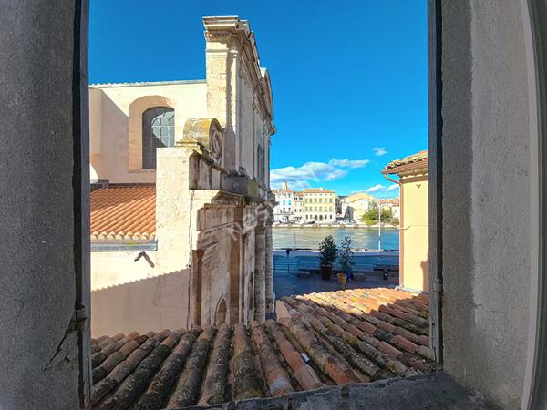 Martigues Jonquière beau T3 vue Canal
