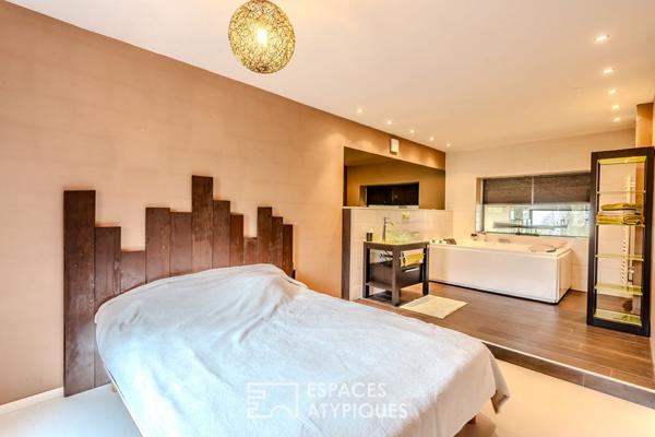 Maison aux beaux volumes avec vue imprenable sur les Alpes