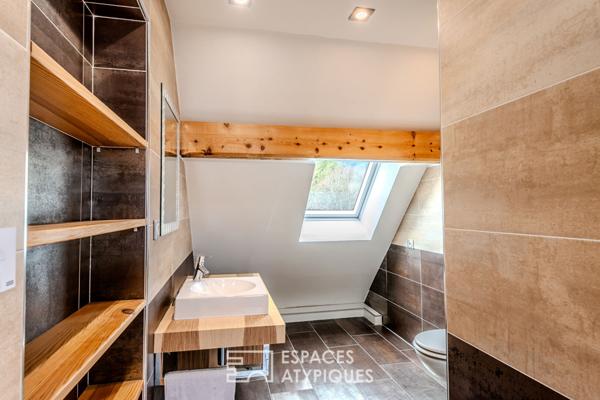 Maison aux beaux volumes avec vue imprenable sur les Alpes