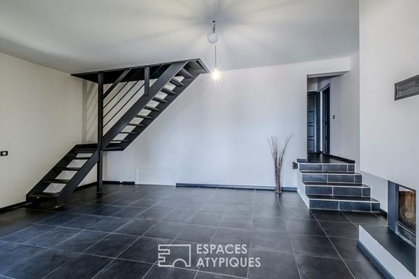 Maison aux beaux volumes avec vue imprenable sur les Alpes