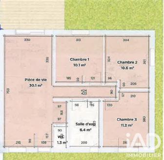 Maison à vendre 4 pièces 70 m² Saint-Hilaire-de-Riez