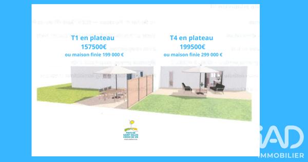 Maison à vendre 4 pièces 70 m² Saint-Hilaire-de-Riez