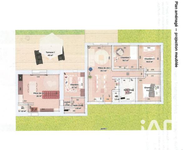 Maison à vendre 4 pièces 70 m² Saint-Hilaire-de-Riez