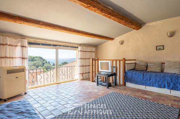 Maison de village de caractère avec vue