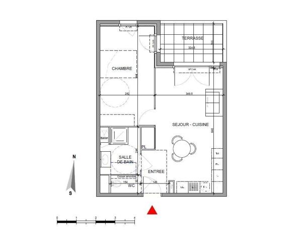 Appartement 2 pièces de 51 m² à Cagnes-sur-Mer (06800)