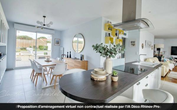 A vendre NIEUL SUR MER – Maison plain-pied lumineuse avec piscine, au calme, proche LA ROCHELLE et ILE DE RE
