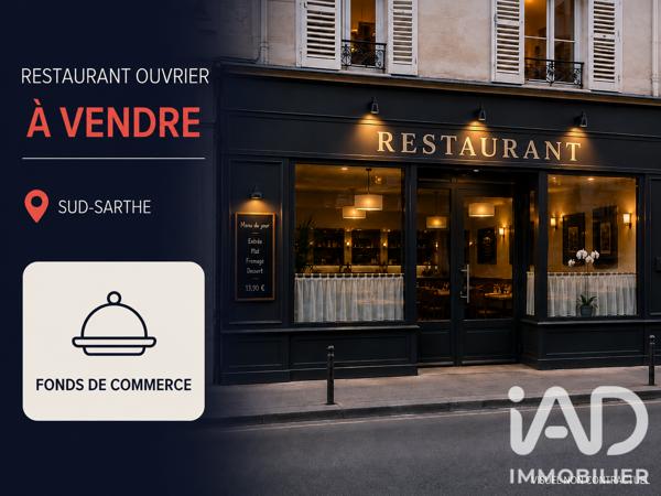 Restaurant à vendre 220 m² Le Lude