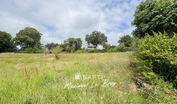 Terrain à bâtir 890 m2 proche centre-ville aperçu mer