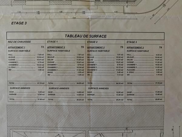 CHOLET IMMEUBLE DE RAPPORT EN EXCELLENT ETAT