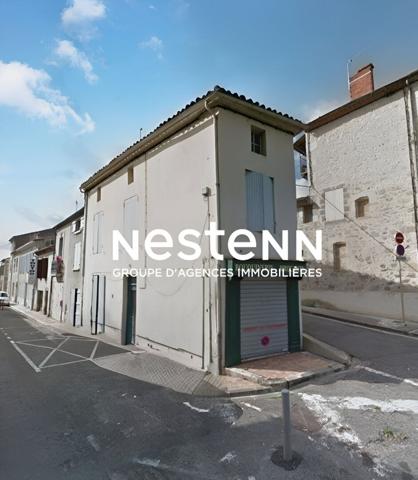 Maison de ville en pierre à rénover, cave et grenier au coeur de Nérac - 69 900€