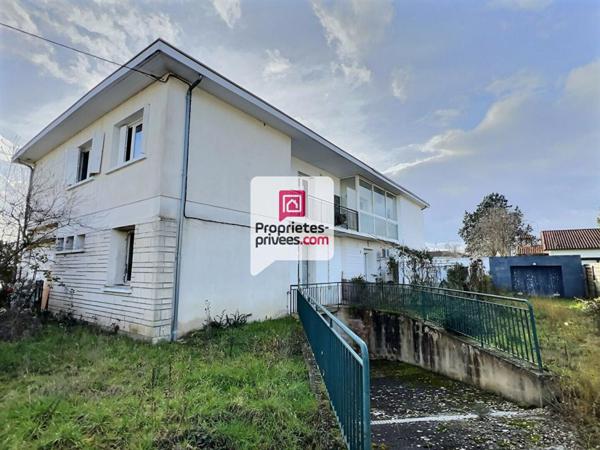 Maison  d'env. 150m² divisée en 2 appartements T4 et T3 proche centre de BERGERAC (24100)