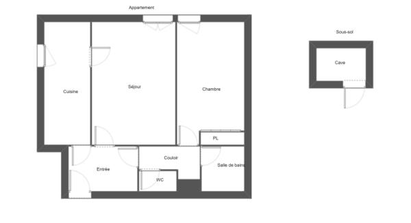 Appartement à vendre 2 pièces 51 m² Le Mans